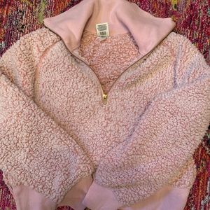 Victoria secret pink Sherpa sweatshirt